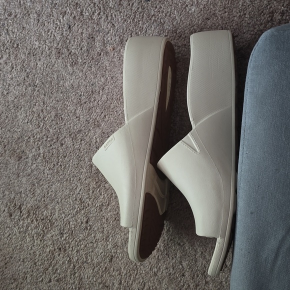 Aetrex jamie orthotic wedge in ivory - Picture 3 of 4